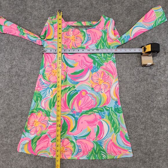 Lilly Pulitzer Womens XS Ophelia So A Peeling Swing Dress Elephant Floral Summer - Picture 7 of 15